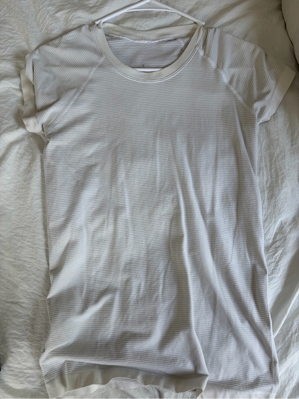 lululemon athletica White Short-Sleeve Crew Tee
